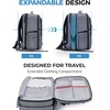 image:imageBAGSMART Camera Bag for DSLR Waterproof Camera Backpacks for Photographers Camera Case with Laptop Compartment156 BlackGrey