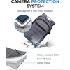 image:imageBAGSMART Camera Bag for DSLR Waterproof Camera Backpacks for Photographers Camera Case with Laptop Compartment156 BlackGrey
