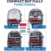 image:imageBAGSMART Camera Bag for DSLR Waterproof Camera Backpacks for Photographers Camera Case with Laptop Compartment156 BlackGrey