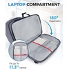 image:imageBAGSMART Camera Bag for DSLR Waterproof Camera Backpacks for Photographers Camera Case with Laptop Compartment156 BlackGrey