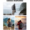 image:imageBAGSMART Camera Bag for DSLR Waterproof Camera Backpacks for Photographers Camera Case with Laptop Compartment156 BlackGrey