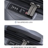image:imageBAGSMART Carry On Luggage 22x14x9 Airline Approved PC Hardside Suitcase 20 Inch Carryon with Spinner Wheels Travel Luggage Lightweight Rolling Suitcases for Men Women Purple04 Charcoal Grey