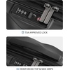 image:imageBAGSMART Carry On Luggage 22x14x9 Airline Approved PC Hardside Suitcase 20 Inch Carryon with Spinner Wheels Travel Luggage Lightweight Rolling Suitcases for Men Women Purple02 Black