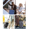 image:imageBAGSMART Carry On Luggage 22x14x9 Airline Approved PC Hardside Suitcase 20 Inch Carryon with Spinner Wheels Travel Luggage Lightweight Rolling Suitcases for Men Women Purple03 Navy Blue