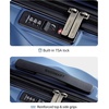 image:imageBAGSMART Carry On Luggage 22x14x9 Airline Approved PC Hardside Suitcase 20 Inch Carryon with Spinner Wheels Travel Luggage Lightweight Rolling Suitcases for Men Women Purple03 Navy Blue