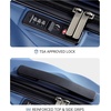 image:imageBAGSMART Carry On Luggage 22x14x9 Airline Approved PC Hardside Suitcase 20 Inch Carryon with Spinner Wheels Travel Luggage Lightweight Rolling Suitcases for Men Women Purple03 Navy Blue