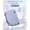 image:imageBAGSMART Carry On Luggage 22x14x9 Airline Approved PC Hardside Suitcase 20 Inch Carryon with Spinner Wheels Travel Luggage Lightweight Rolling Suitcases for Men Women Purple01 Lilac Purple