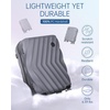 image:imageBAGSMART Carry On Luggage 22x14x9 Airline Approved PC Hardside Suitcase 20 Inch Carryon with Spinner Wheels Travel Luggage Lightweight Rolling Suitcases for Men Women Purple04 Charcoal Grey