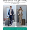image:imageBAGSMART Carry On Luggage 22x14x9 Airline Approved luggage with Spinner Wheels 20 Inch Expandable Hardside Carry On Suitcase with TSA Lock Rolling Travel suitcase CarryOn Pink LavenderGrey