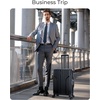 image:imageBAGSMART Carry On Luggage 22x14x9 Airline Approved luggage with Spinner Wheels 20 Inch Expandable Hardside Carry On Suitcase with TSA Lock Rolling Travel suitcase CarryOn Pink LavenderGrey