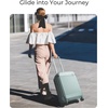 image:imageBAGSMART Carry On Luggage 22x14x9 Airline Approved with Spinner Wheels Travel TSA Approved 100 PC Hard Shell Suitcases 20 Inch Expandable Luggage with TSA Lock Dark Sea GreenDark Sea Green