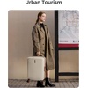 image:imageBAGSMART Carry On Luggage 22x14x9 Airline Approved with Spinner Wheels100 PC Hardside Expandable Luggage with TSA Lock for Trips 20 Inch Rolling Suitcases for Men WomenPinkBeige