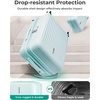 image:imageBAGSMART Carry On Luggage 22x14x9 Airline Approved with Spinner Wheels100 PC Hardside Expandable Luggage with TSA Lock for Trips 20 Inch Rolling Suitcases for Men WomenPinkMint Green