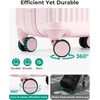 image:imageBAGSMART Carry On Luggage 22x14x9 Airline Approved with Spinner Wheels100 PC Hardside Expandable Luggage with TSA Lock for Trips 20 Inch Rolling Suitcases for Men WomenPinkPink