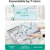 image:imageBAGSMART Carry On Luggage 22x14x9 Airline Approved with Spinner Wheels100 PC Hardside Expandable Luggage with TSA Lock for Trips 20 Inch Rolling Suitcases for Men WomenPinkMint Green