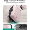 image:imageBAGSMART Carry On Luggage 22x14x9 Airline Approved with Spinner Wheels100 PC Hardside Expandable Luggage with TSA Lock for Trips 20 Inch Rolling Suitcases for Men WomenPinkBlackPink