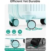 image:imageBAGSMART Carry On Luggage 22x14x9 Airline Approved with Spinner Wheels100 PC Hardside Expandable Luggage with TSA Lock for Trips 20 Inch Rolling Suitcases for Men WomenPinkMint Green