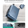 image:imageBAGSMART Carry On Luggage 22x14x9 Airline Approved with Spinner WheelsLightweight 20 Inch Luggage with TSA LockExpandable Hard Shell Carry On Suitcases for Men WomenRose PurpleRoyalblue
