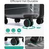 image:imageBAGSMART Carry On Luggage 22x14x9 Airline Approved with Spinner WheelsLightweight 20 Inch Luggage with TSA LockExpandable Hard Shell Carry On Suitcases for Men WomenRose PurpleGray