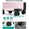 image:imageBAGSMART Carry On Luggage 22x14x9 Airline Approved with Spinner WheelsLightweight 20 Inch Luggage with TSA LockExpandable Hard Shell Carry On Suitcases for Men WomenRose PurplePink