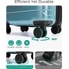 image:imageBAGSMART Carry On Luggage 22x14x9 Airline Approved with Spinner WheelsLightweight 20 Inch Luggage with TSA LockExpandable Hard Shell Carry On Suitcases for Men WomenRose PurpleTeal Blue