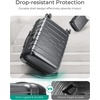 image:imageBAGSMART Carry On Luggage 22x14x9 Airline Approved with Spinner WheelsLightweight 20 Inch Luggage with TSA LockExpandable Hard Shell Carry On Suitcases for Men WomenRose PurpleGray