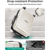 image:imageBAGSMART Carry On Luggage 22x14x9 Airline Approved with Spinner WheelsLightweight 20 Inch Luggage with TSA LockExpandable Hard Shell Carry On Suitcases for Men WomenRose PurpleWhite
