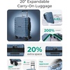 image:imageBAGSMART Carry On Luggage 22x14x9 Airline Approved with Spinner WheelsLightweight 20 Inch Luggage with TSA LockExpandable Hard Shell Carry On Suitcases for Men WomenRose PurpleRoyalblue