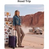image:imageBAGSMART Carry On Luggage 22x14x9 Airline Approved with Spinner WheelsLightweight 20 Inch Luggage with TSA LockExpandable Hard Shell Carry On Suitcases for Men WomenRose PurplePink