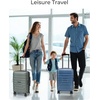 image:imageBAGSMART Carry On Luggage 22x14x9 Airline Approved with Spinner WheelsLightweight 20 Inch Luggage with TSA LockExpandable Hard Shell Carry On Suitcases for Men WomenRose PurplePine Green