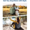 image:imageBAGSMART Carry On Travel Backpack 17 Inch Large Travel backpack Carry On Flight Approved Antitheft Personal Item Backpack Travel Bag With Shoe Bag 30L Water Resistant Casual Daypack BeigeGreen