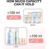 image:imageBAGSMART Clear Toiletry Bag TSA Approved Travel Toiletry Bag Carry On Travel Accessories Bag Airport Airline Quart Size Bags waterresistant Makeup Bag for WomenPink