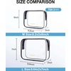 image:imageBAGSMART Clear Toiletry Bag TSA Approved Travel Toiletry Bag Carry On Travel Accessories Bag Airport Airline Quart Size Bags waterresistant Makeup Bag for WomenBlack