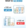 image:imageBAGSMART Clear Toiletry Bag TSA Approved Travel Toiletry Bag Carry On Travel Accessories Bag Airport Airline Quart Size Bags waterresistant Makeup Bag for WomenDistinct Blue