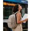 image:imageBAGSMART College Laptop Backpack Travel Backpack for Women Quilted Casual Daypack WaterResistant Bookbag for 156 Inch Laptop ChocolateCamel