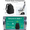image:imageBAGSMART College Laptop Backpack Travel Backpack for Women Quilted Casual Daypack WaterResistant Bookbag for 156 Inch Laptop ChocolateDim Gray