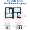 image:imageBAGSMART Compression Packing Cubes  6 Set Travel Packing Cubes for Suitcases Compression Suitcase Organizers with Shoe Bag