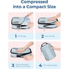 image:imageBAGSMART Compression Packing Cubes 6 PCS Packing Cubes for Suitcases Travel Bags Organizer for Luggage Lightweight Packing Cube for Travel EssentialsBlue