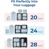 image:imageBAGSMART Compression Packing Cubes 6 PCS Packing Cubes for Suitcases Travel Bags Organizer for Luggage Lightweight Packing Cube for Travel EssentialsBlue