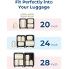 image:imageBAGSMART Compression Packing Cubes 6 PCS Packing Cubes for Suitcases Travel Bags Organizer for Luggage Lightweight Packing Cube for Travel EssentialsBeige