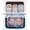 image:imageBAGSMART Compression Packing Cubes 6 PCS Packing Cubes for Suitcases Travel Bags Organizer for Luggage Lightweight Packing Cube for Travel EssentialsBlack