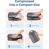 image:imageBAGSMART Compression Packing Cubes 6 PCS Packing Cubes for Suitcases Travel Bags Organizer for Luggage Lightweight Packing Cube for Travel EssentialsGrey