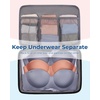 image:imageBAGSMART Compression Packing Cubes 6 PCS Packing Cubes for Suitcases Travel Bags Organizer for Luggage Lightweight Packing Cube for Travel EssentialsGrey