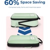 image:imageBAGSMART Compression Packing Cubes 6 PCS Packing Cubes for Suitcases Travel Bags Organizer for Luggage Lightweight Packing Cube for Travel EssentialsKohlrabi Green