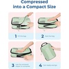 image:imageBAGSMART Compression Packing Cubes 6 PCS Packing Cubes for Suitcases Travel Bags Organizer for Luggage Lightweight Packing Cube for Travel EssentialsKohlrabi Green