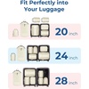 image:imageBAGSMART Compression Packing Cubes 6 PCS Packing Cubes for Suitcases Travel Bags Organizer for Luggage Lightweight Packing Cube for Travel EssentialsLight Beige