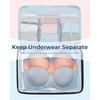 image:imageBAGSMART Compression Packing Cubes 6 PCS Packing Cubes for Suitcases Travel Bags Organizer for Luggage Lightweight Packing Cube for Travel EssentialsLight Blue