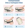 image:imageBAGSMART Compression Packing Cubes 6 PCS Packing Cubes for Suitcases Travel Bags Organizer for Luggage Lightweight Packing Cube for Travel EssentialsLight Beige