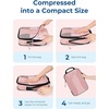 image:imageBAGSMART Compression Packing Cubes 6 PCS Packing Cubes for Suitcases Travel Bags Organizer for Luggage Lightweight Packing Cube for Travel EssentialsPink
