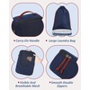 image:imageBAGSMART Compression Packing Cubes for Travel 654set Lightweight Packing Organizers Summer Travel Essentials Suitcase Organizer Bags Set04Navy